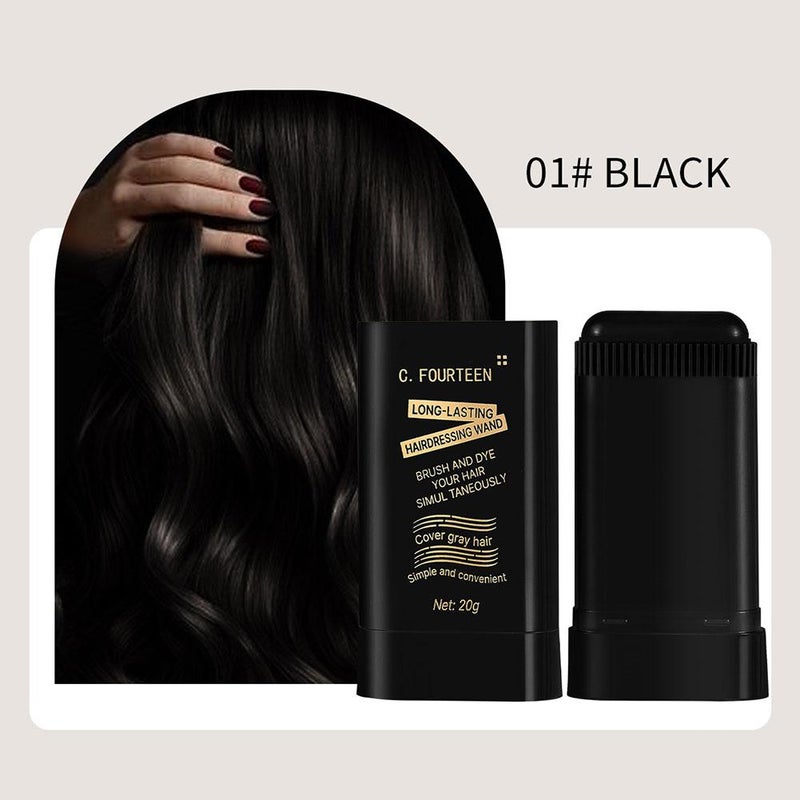 Hair styling iron, disposable hair dye, emergency cover for new gray hair, simultaneous hair coloring and combing, does not damage hair, wholesale.